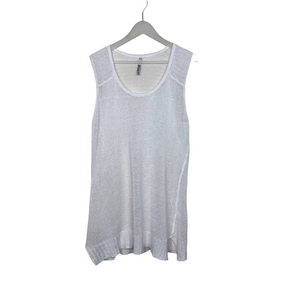 Miilla Linen Mesh Sleeveless Tunic Top Size Medium - Picture 3 of 9